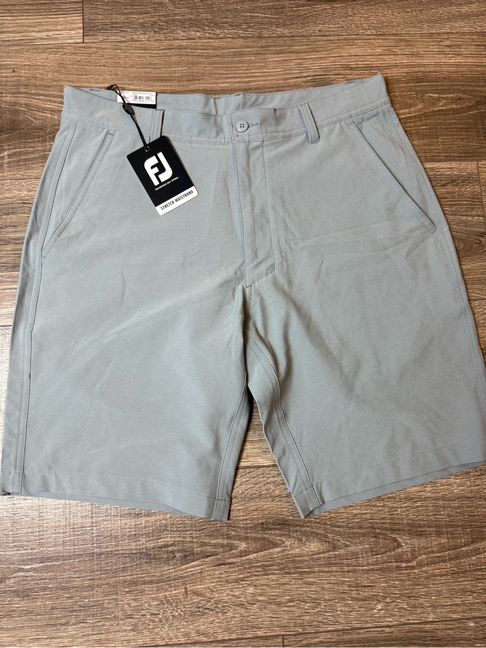 FootJoy Men's Performance Golf Shorts - Light Gray
